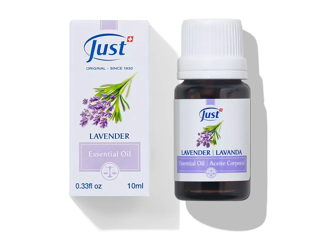 Aceite Esencial de Lavanda de Swiss Just para aromaterapia y difusión en casa — Rincón de Bienestar