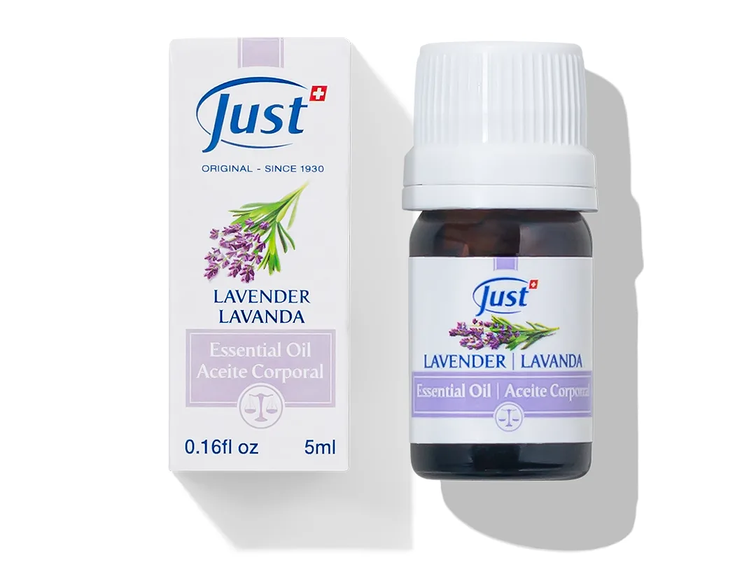 Aceite Esencial de Lavanda de Swiss Just para aromaterapia y difusión en casa — Rincón de Bienestar