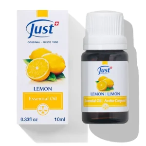 Aceite Esencial de Limón de Swiss Just para aromaterapia y difusión en casa — Rincón de Bienestar