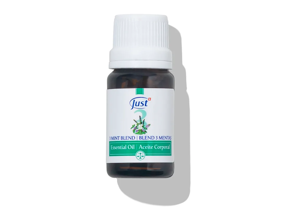 Blend 3 Mentas de Swiss Just, mezcla de aceites esenciales para aromaterapia — Rincón de Bienestar