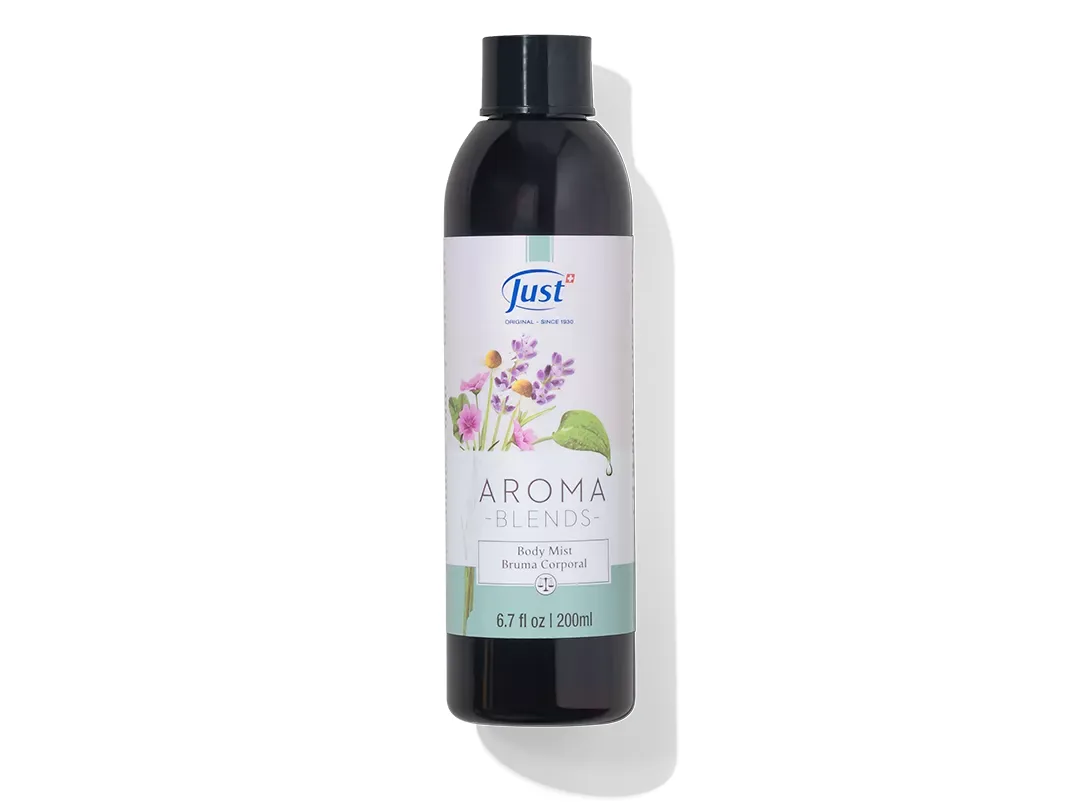 Bruma Corporal Aromablends de Swiss Just para aromaterapia corporal y bienestar — Rincón de Bienestar
