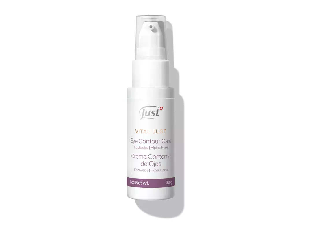 Crema Contorno de Ojos Vital Just de la línea Vital Just de Swiss Just para el cuidado facial — Rincón de Bienestar