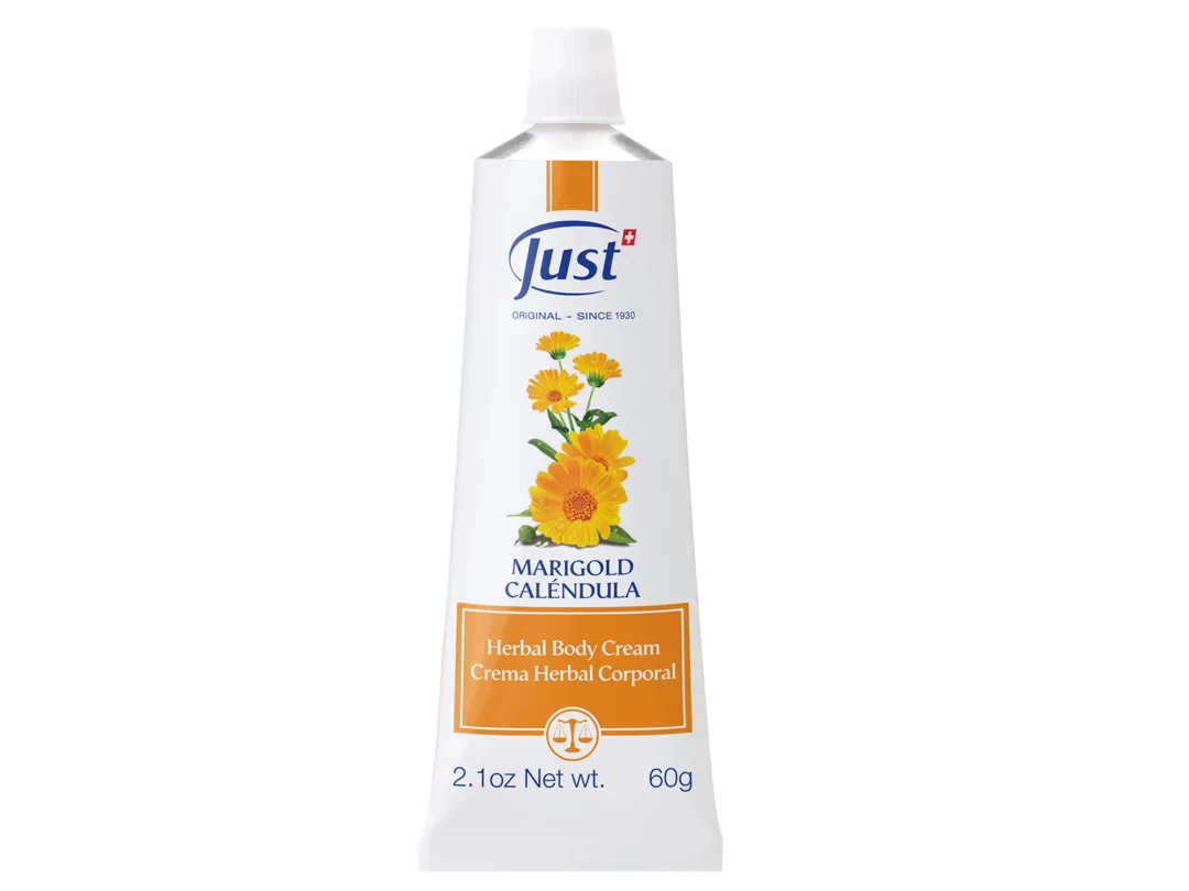 Crema de Caléndula de Swiss Just para el cuidado de la piel — Rincón de Bienestar