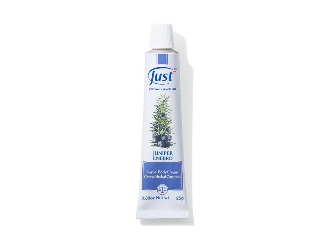 Crema de Enebro de Swiss Just para masaje de piernas cansadas y sensación de ligereza — Rincón de Bienestar