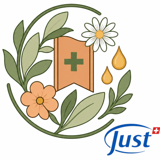 logotipo de rincon de bienestar swiss just