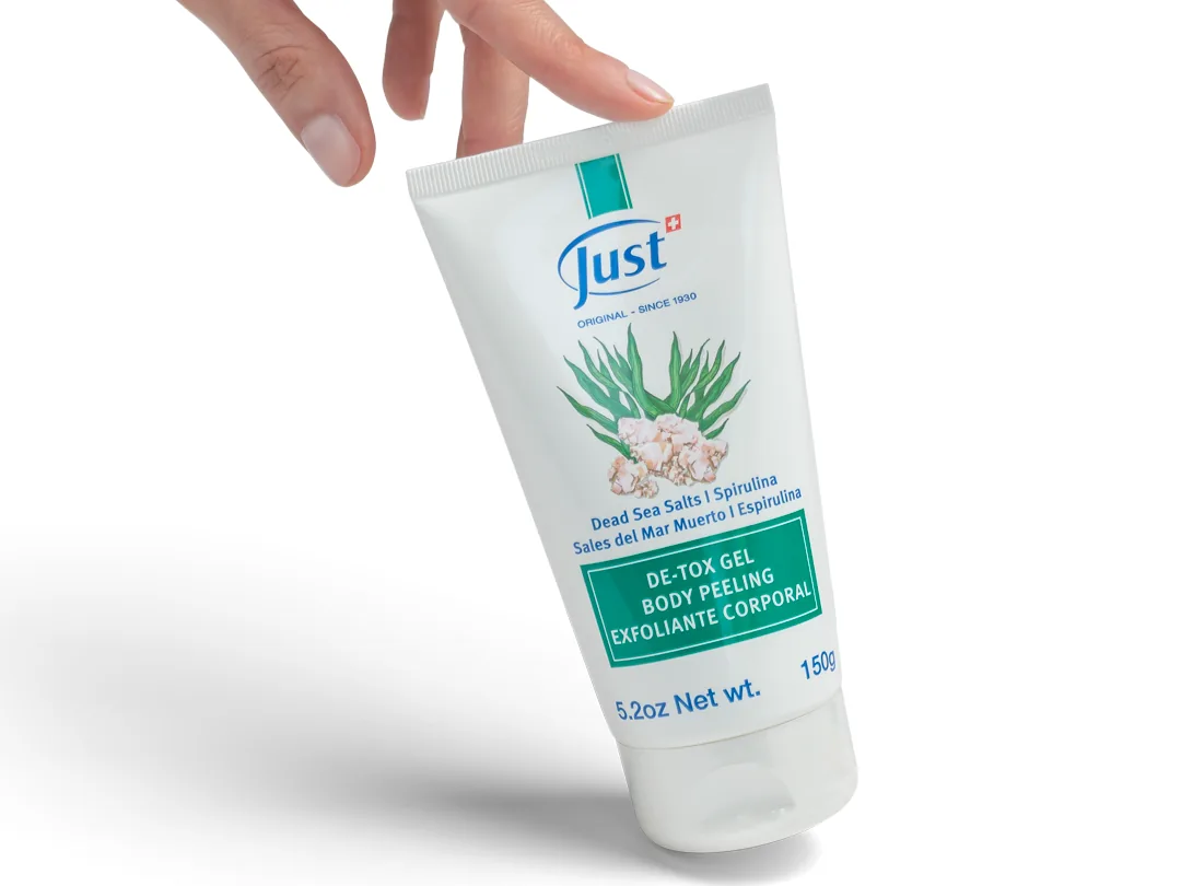 De-Tox Gel Exfoliante de Swiss Just para el cuidado de la piel — Rincón de Bienestar
