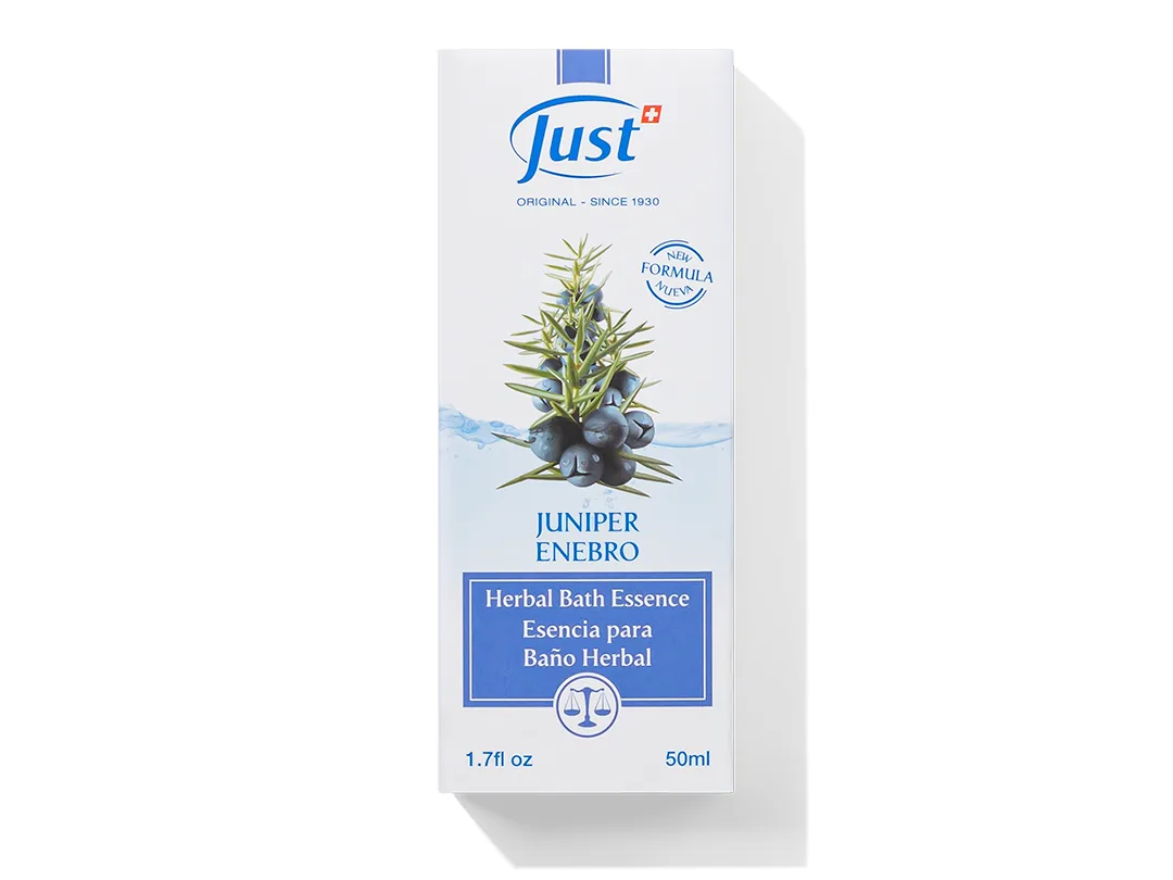 Esencia para Baño de Enebro de Swiss Just para un baño relajante en casa — Rincón de Bienestar