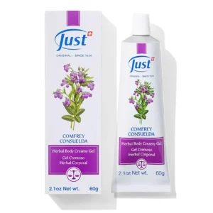 Gel Cremoso de Consuelda de Swiss Just para masaje y cuidado corporal — Rincón de Bienestar