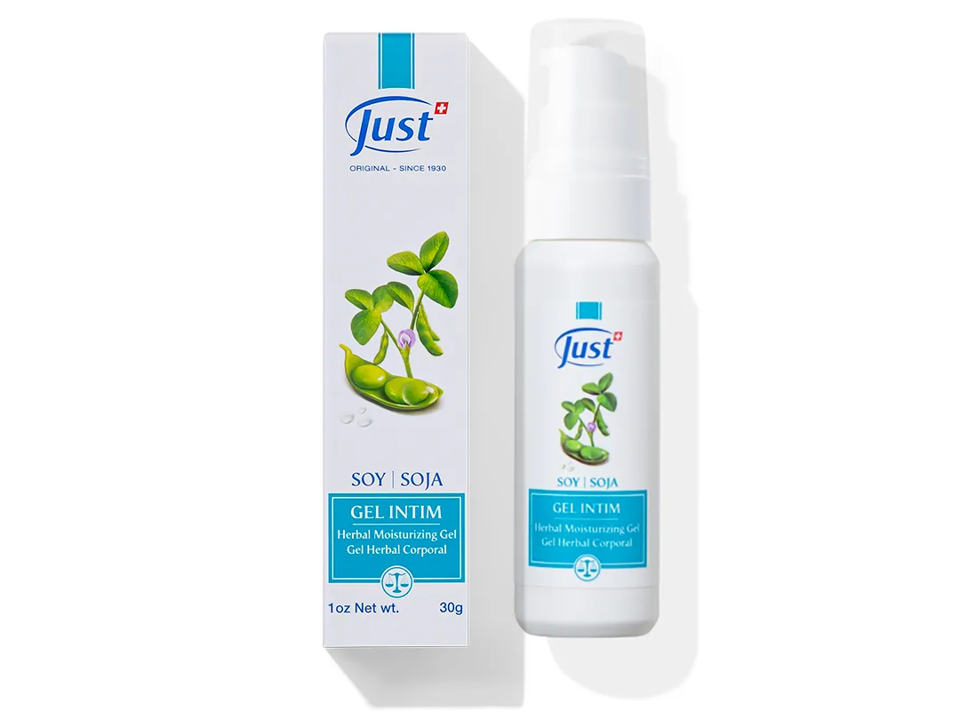 Gel Intim Humectante de Soja de Swiss Just para la higiene íntima diaria — Rincón de Bienestar