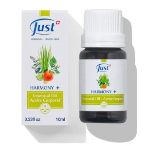 Harmony+ de Swiss Just, mezcla de aceites esenciales para aromaterapia — Rincón de Bienestar