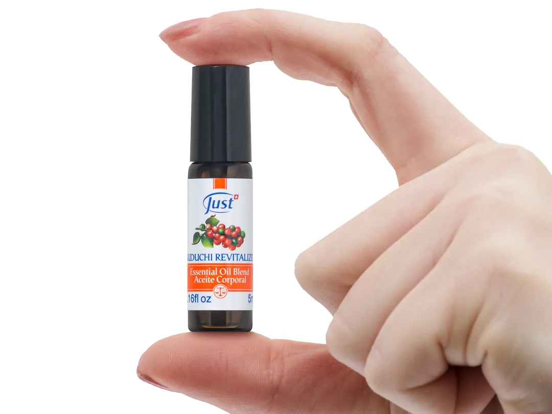 Revitalizador Guduchi de Swiss Just, mezcla de aceites esenciales para aromaterapia — Rincón de Bienestar