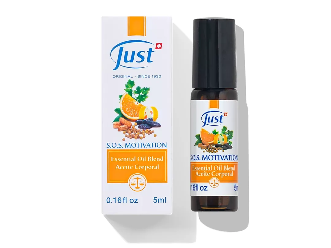 S.O.S. Motivation de Swiss Just, mezcla de aceites esenciales para aromaterapia — Rincón de Bienestar