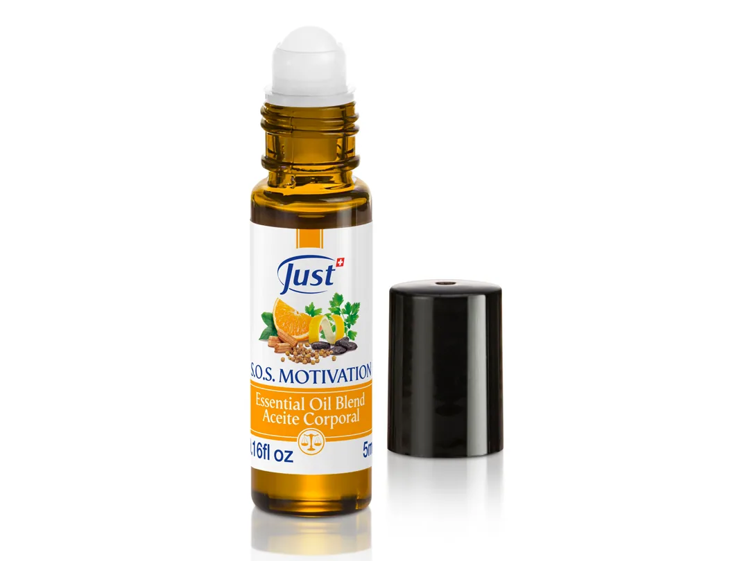 S.O.S. Motivation de Swiss Just, mezcla de aceites esenciales para aromaterapia — Rincón de Bienestar