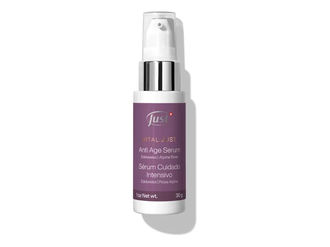 Sérum de Cuidado Intensivo Vital Just de la línea Vital Just de Swiss Just para el cuidado facial — Rincón de Bienestar