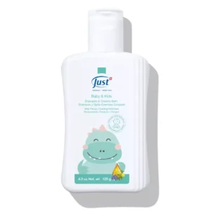 Shampoo y Baño Cremoso Baby & Kids de Swiss Just para el cuidado de bebés y niños — Rincón de Bienestar