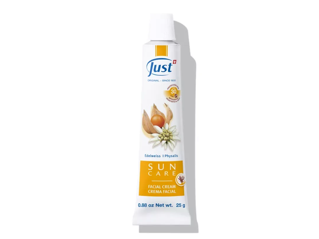 Sun Care FPS 30 de la línea Vital Just de Swiss Just para el cuidado facial — Rincón de Bienestar
