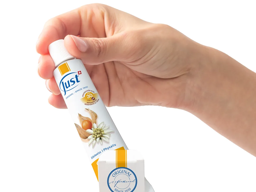 Sun Care FPS 30 de la línea Vital Just de Swiss Just para el cuidado facial — Rincón de Bienestar