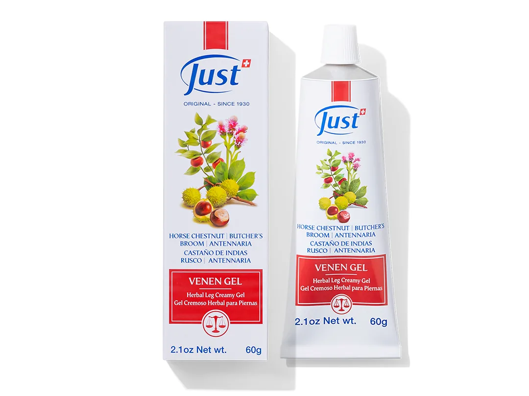 Venen Gel de Swiss Just para piernas cansadas — Rincón de Bienestar