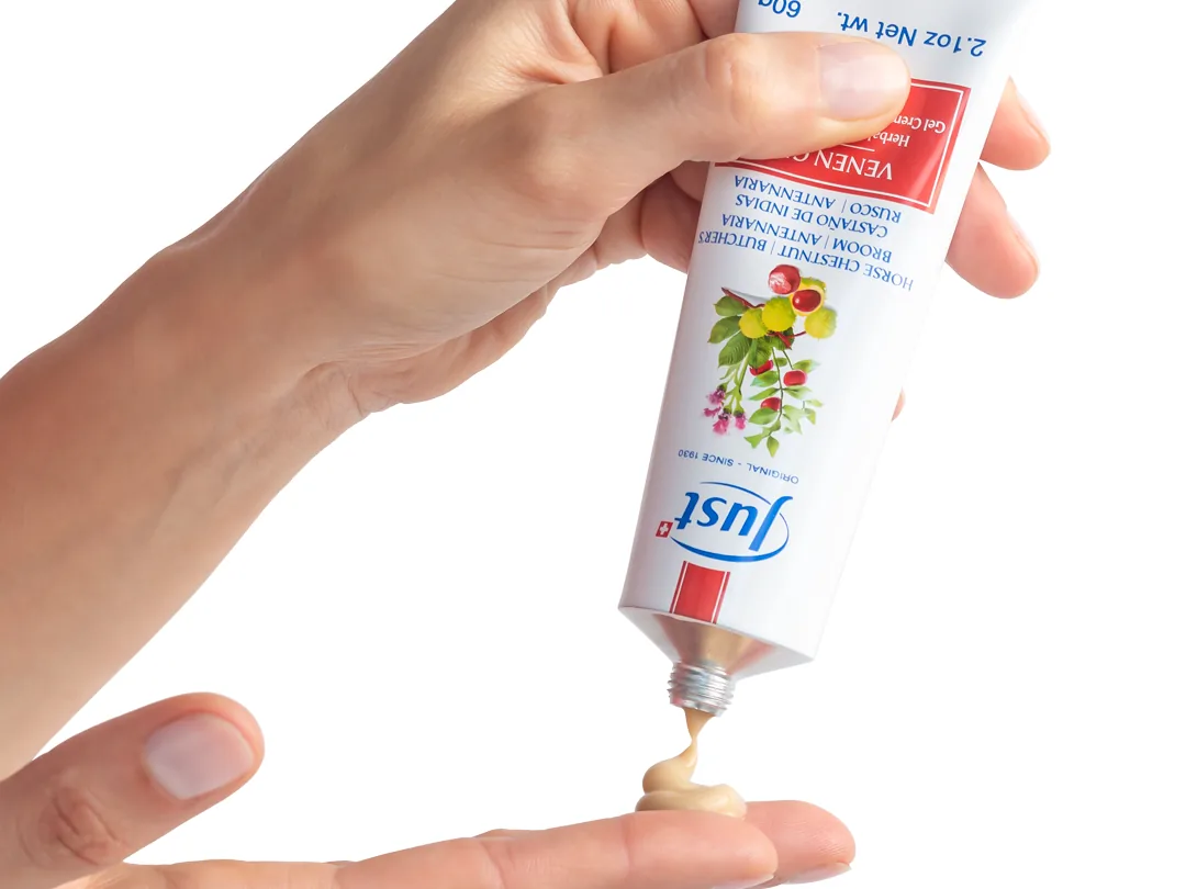 Venen Gel de Swiss Just para piernas cansadas — Rincón de Bienestar